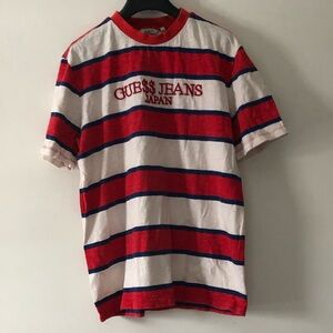 Guess Jeans x ASAP Rocky Striped Japan T-Shirt $